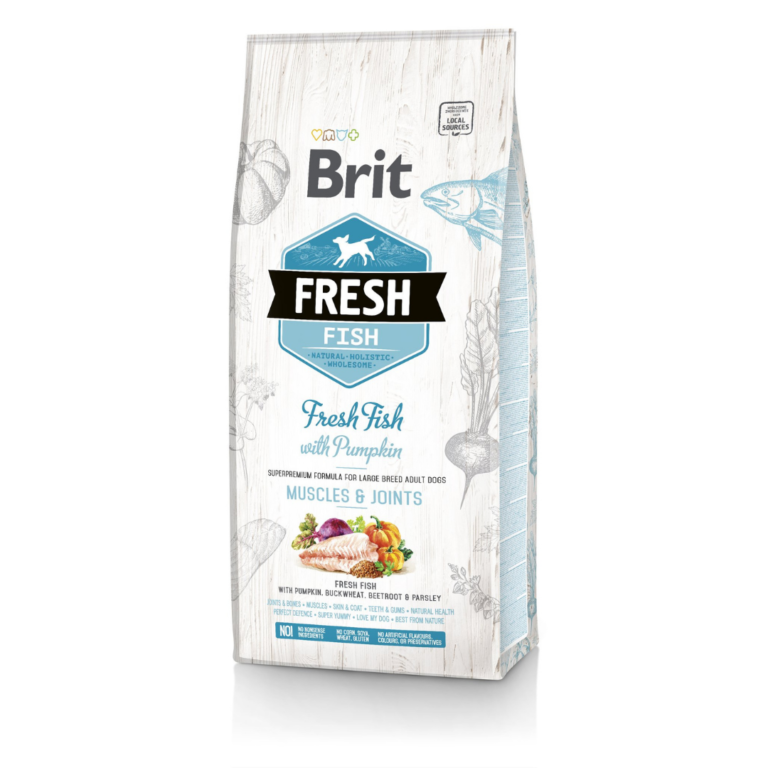 BRIT Fresh Adult Large Breed Hal & Sütőtök