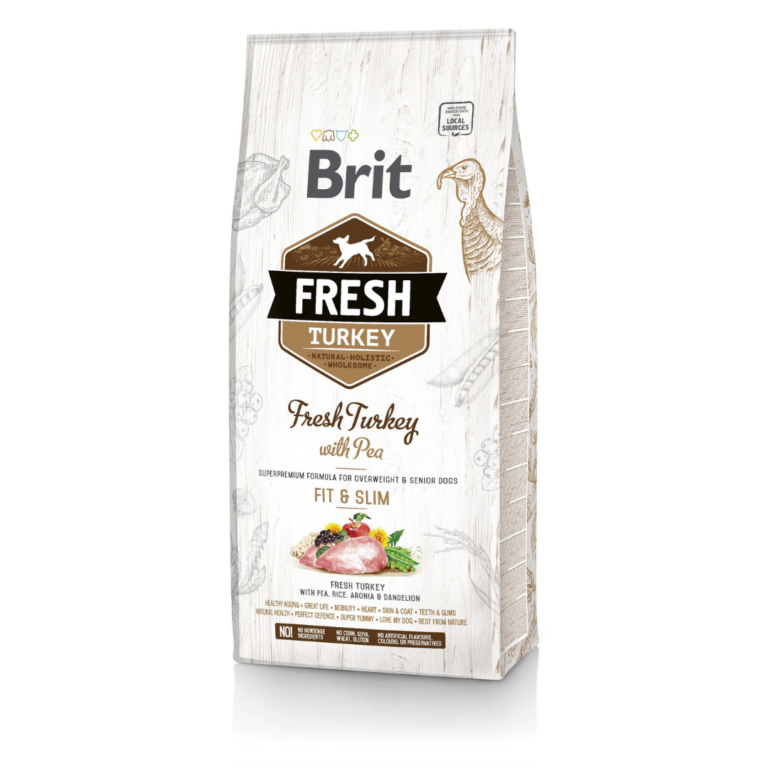 BRIT Fresh Adult Fit & Slim Pulyka & Borsó