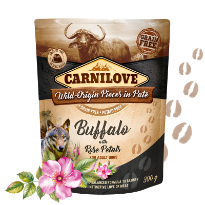 Carnilove Adult Tasakos Paté - Buffalo with Rose Petals