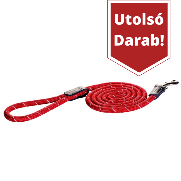 Rogz ROPE Fix póráz - Piros