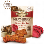 Carnilove Meat Jerky - Csirke- és vaddisznóhússal