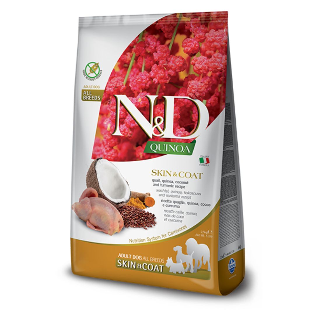 N&D Grain Free Quinoa - Skin&Coat - Szarvas N&D Grain Free Quinoa - Skin&Coat - Szarvas