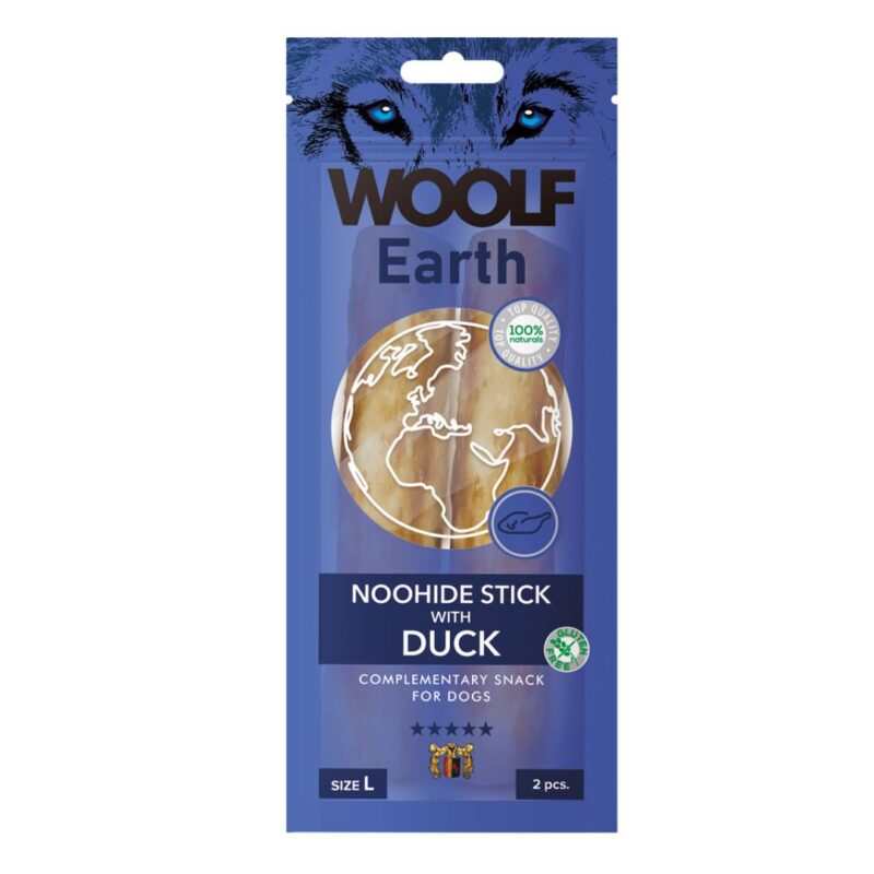 Woolf Earth Noohide Kollagénes Rúd Kacsával