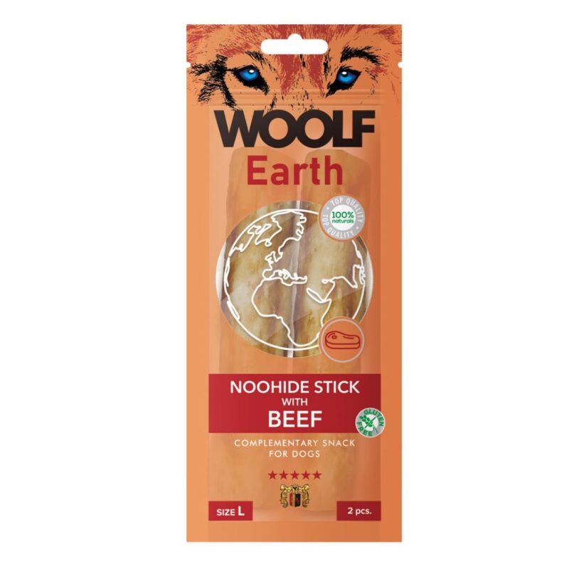 Woolf Earth Noohide Kollagénes Rúd Marhával