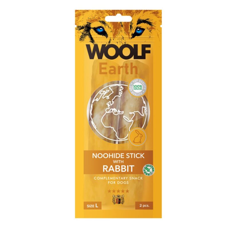 Woolf Earth Noohide Kollagénes Rúd Nyúllal