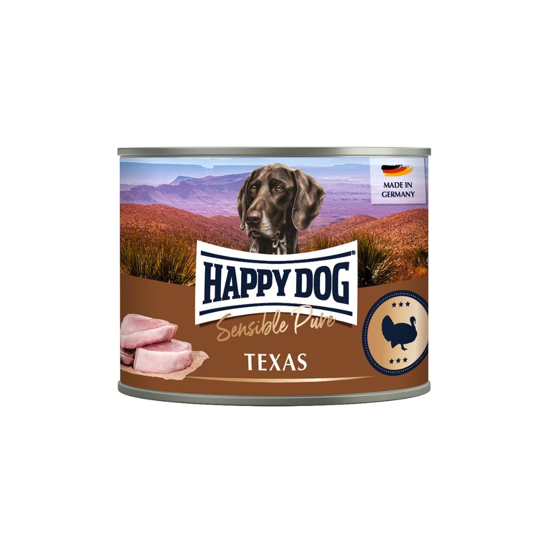 HappyDog_Sensible_Pure_Texas_250g Happy Dog Sensible Pure Texas - Pulykahússal