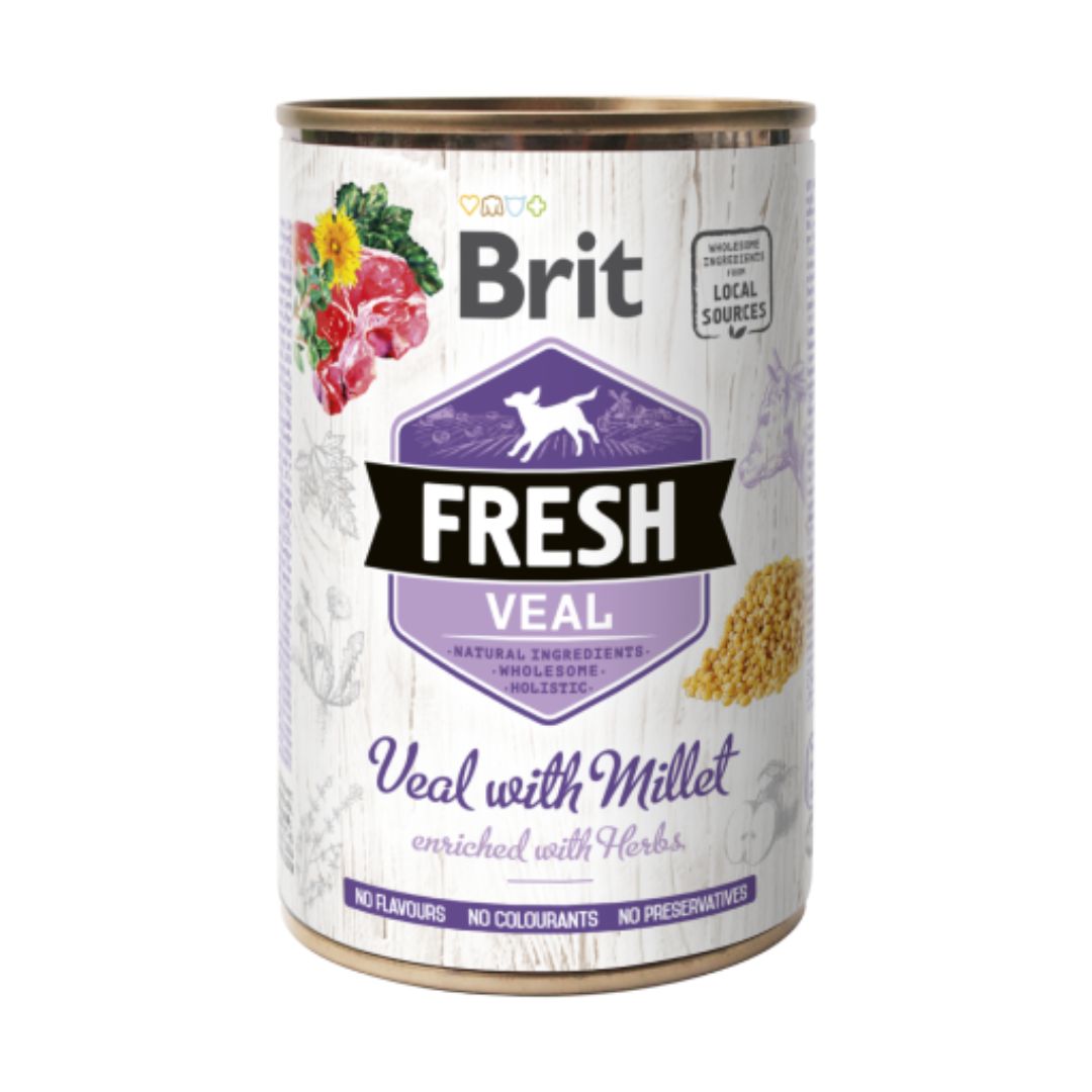 Brit Fresh Veal BRIT Fresh Konzerveledel Borjúhússal és Kölessel