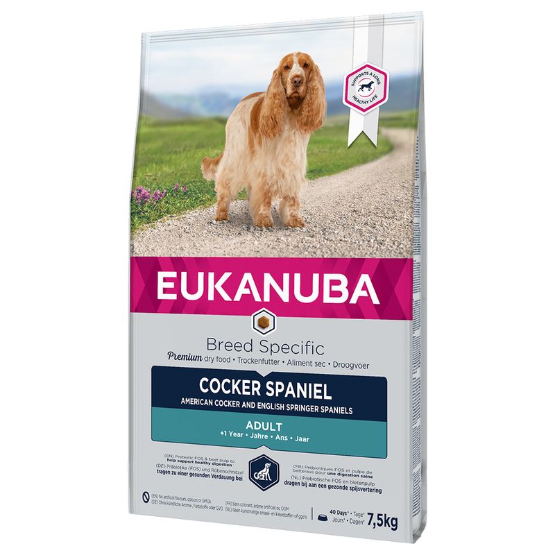 eukanuba_breed specific_cocker spániel 7,5KG Breed Specific Cocker Spaniel