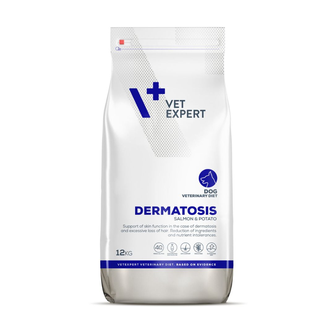 Vet Expert VD Dermatosis_Lazac_12kg Vet Expert Veterinary Diet Dermatosis - Lazac