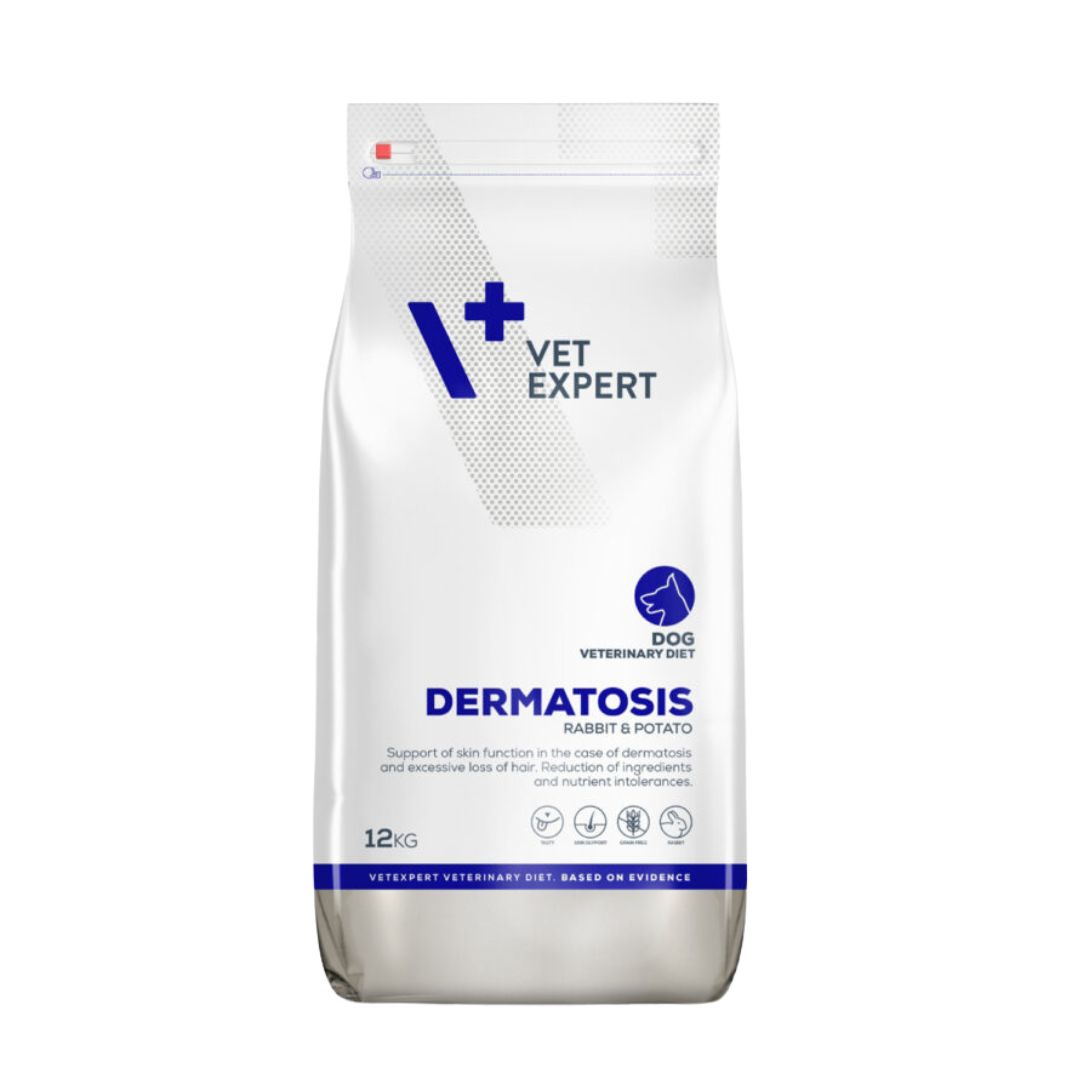 Vet Expert VD Dermatosis_Nyúl_12kg Vet Expert Veterinary Diet Dermatosis